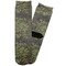 Green Camo Adult Crew Socks