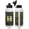 Green Camo Aluminum Water Bottle - White APPROVAL