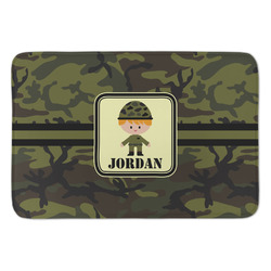 Green Camo Anti-Fatigue Kitchen Mat (Personalized)