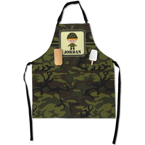 Green Camo Apron - Flat with Props (MAIN)