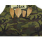 Green Camo Apron - Pocket Detail with Props