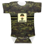 Green Camo Baby Bodysuit 3-6 (Personalized)