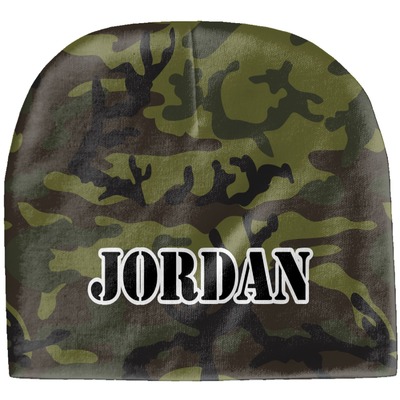 Green Camo Baby Hat (Beanie) (Personalized)