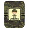 Green Camo Baby Swaddling Blanket (Personalized)