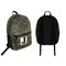 Green Camo Backpack front and back - Apvl