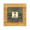Green Camo Bamboo Trivet with 6" Tile - FRONT