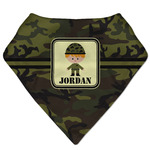 Green Camo Bandana Bib (Personalized)