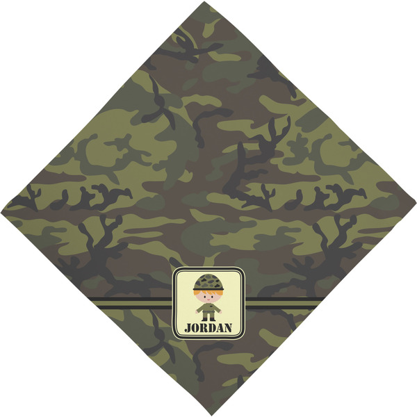 Green Camo Bandana - Full View