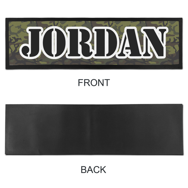 Green Camo Bar Mat - Large - APPROVAL