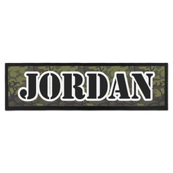 Green Camo Bar Mat (Personalized)