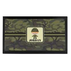 Green Camo Bar Mat - Small (Personalized)