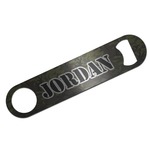Green Camo Bar Bottle Opener - Silver w/ Name or Text