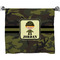 Green Camo Bath Towel (Personalized)