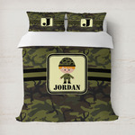Green Camo Duvet Cover (Personalized)