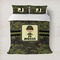 Green Camo Duvet Cover Set - Full / Queen (Personalized)