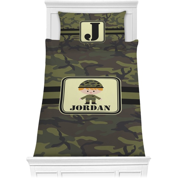 Green Camo Bedding Set (Twin)