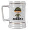 Green Camo Beer Stein - Front View