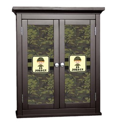 Green Camo Cabinet Decal - Medium (Personalized)