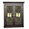 Green Camo Cabinet Decal - Small (Personalized)