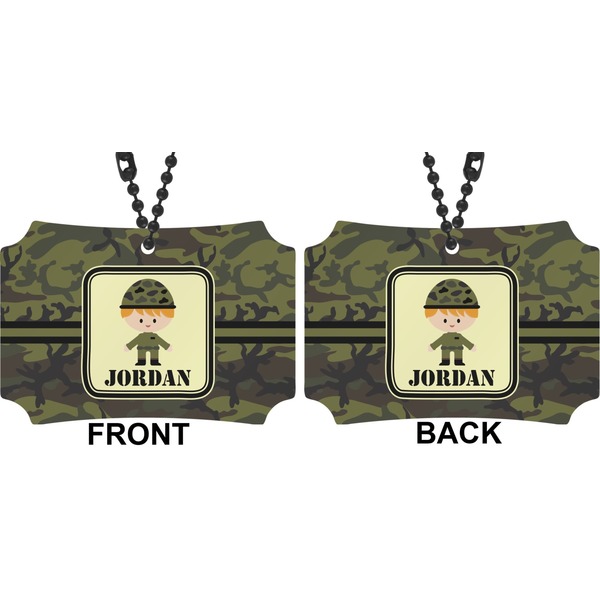 Green Camo Car Ornament - Berlin (Approval)