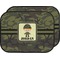 Green Camo Car Floor Mats (Back Seat) (Personalized)
