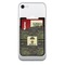 Green Camo Cell Phone Credit Card Holder w/ Phone