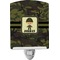 Green Camo Ceramic Night Light (Personalized)