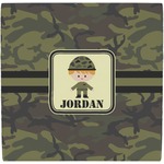 Green Camo Ceramic Tile Hot Pad (Personalized)