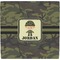 Green Camo Ceramic Tile Hot Pad (Personalized)