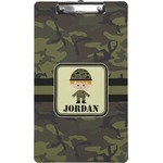 Green Camo Clipboard (Legal Size) (Personalized)
