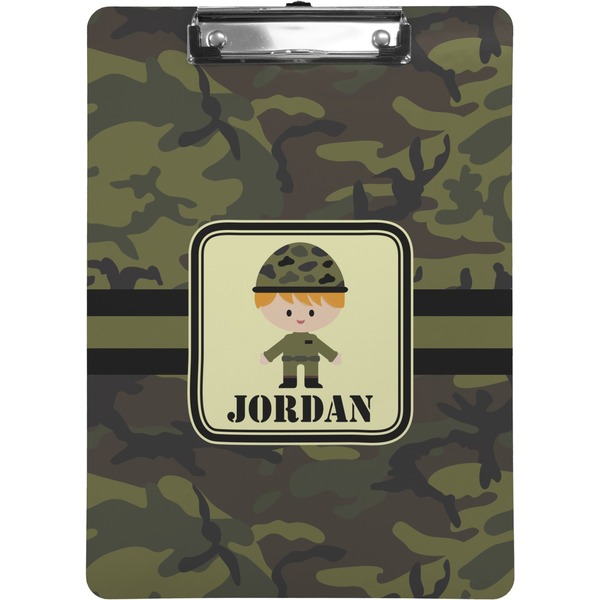 Custom Green Camo Clipboard (Personalized)