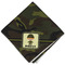 Green Camo Cloth Napkins - Personalized Dinner (Folded Four Corners)