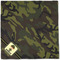 Green Camo Cloth Napkins - Personalized Dinner (Full Open)