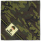 Green Camo Cloth Napkins - Personalized Lunch (Single Full Open)