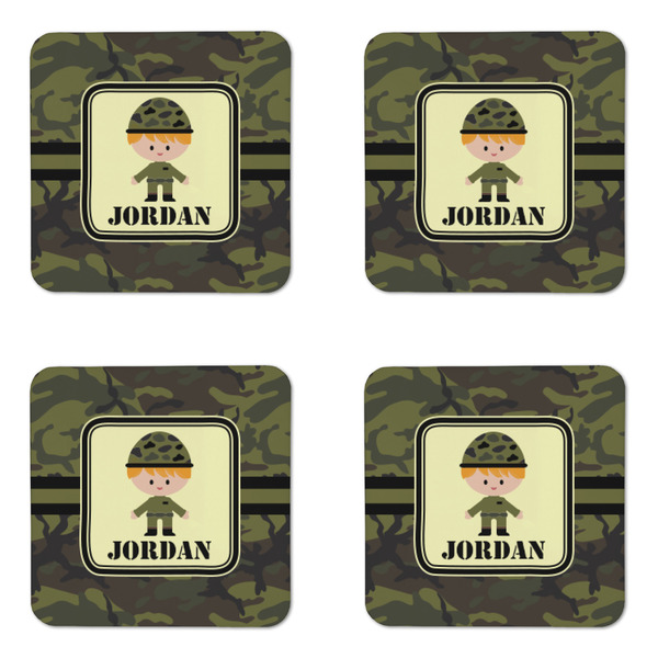 Green Camo Coaster Set - APPROVAL