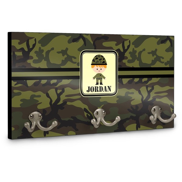 Green Camo Coat Hanger Main