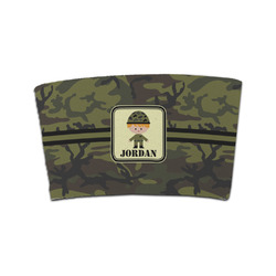 Green Camo Coffee Cup Sleeve (Personalized)