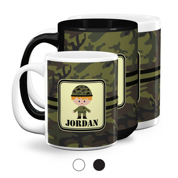 Green Camo Coffee Mugs Main