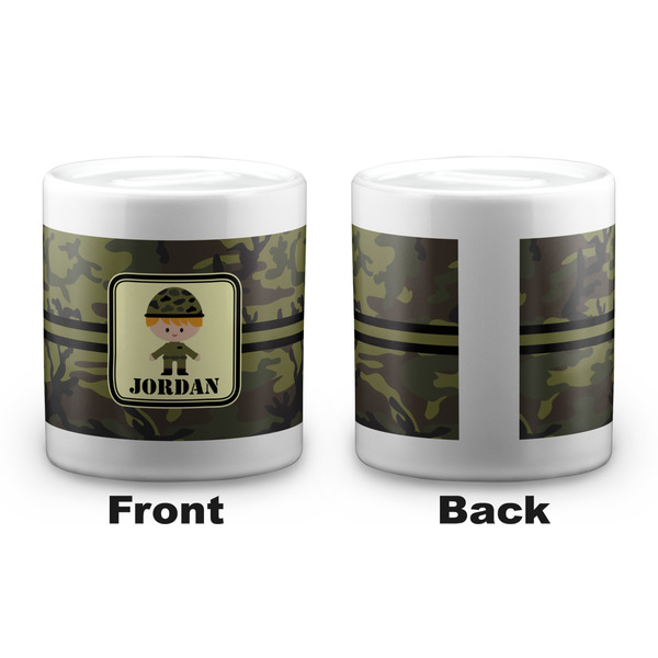 Green Camo Coin Bank - Apvl
