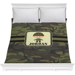 Green Camo Comforter - Full / Queen (Personalized)