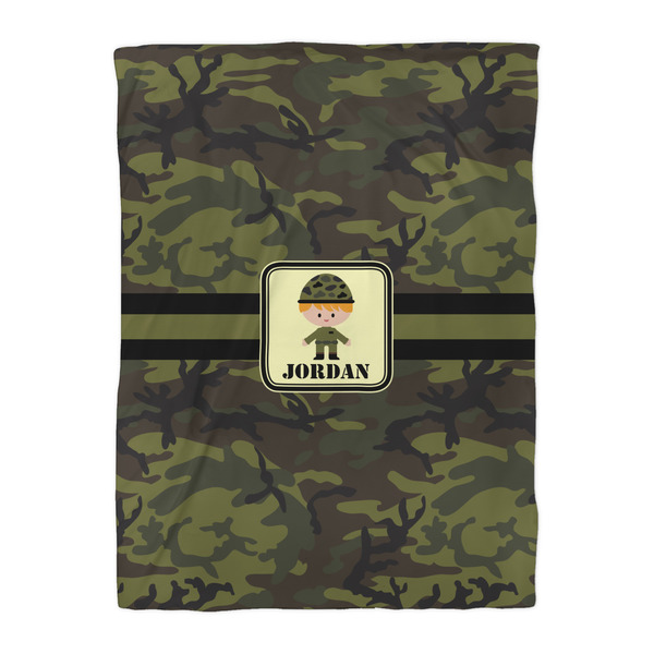 Green Camo Comforter - Twin XL - Front