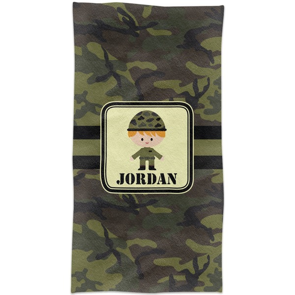 Green Camo Crib Comforter/Quilt - Apvl