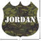 Green Camo Custom Shape Iron On Patches - L - APPROVAL