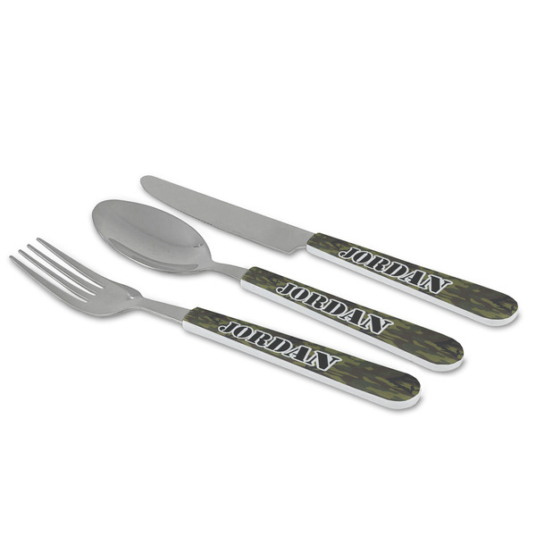 Green Camo Cutlery Set - MAIN