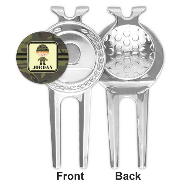 Green Camo Divot Tool - Second