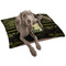 Green Camo Dog Bed - Large LIFESTYLE