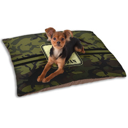 Green Camo Dog Bed - Small w/ Name or Text