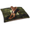 Green Camo Dog Bed - Small LIFESTYLE