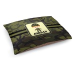 Green Camo Dog Bed - Medium w/ Name or Text