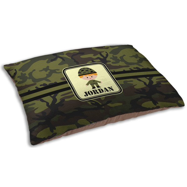 Green Camo Dog Beds - SMALL